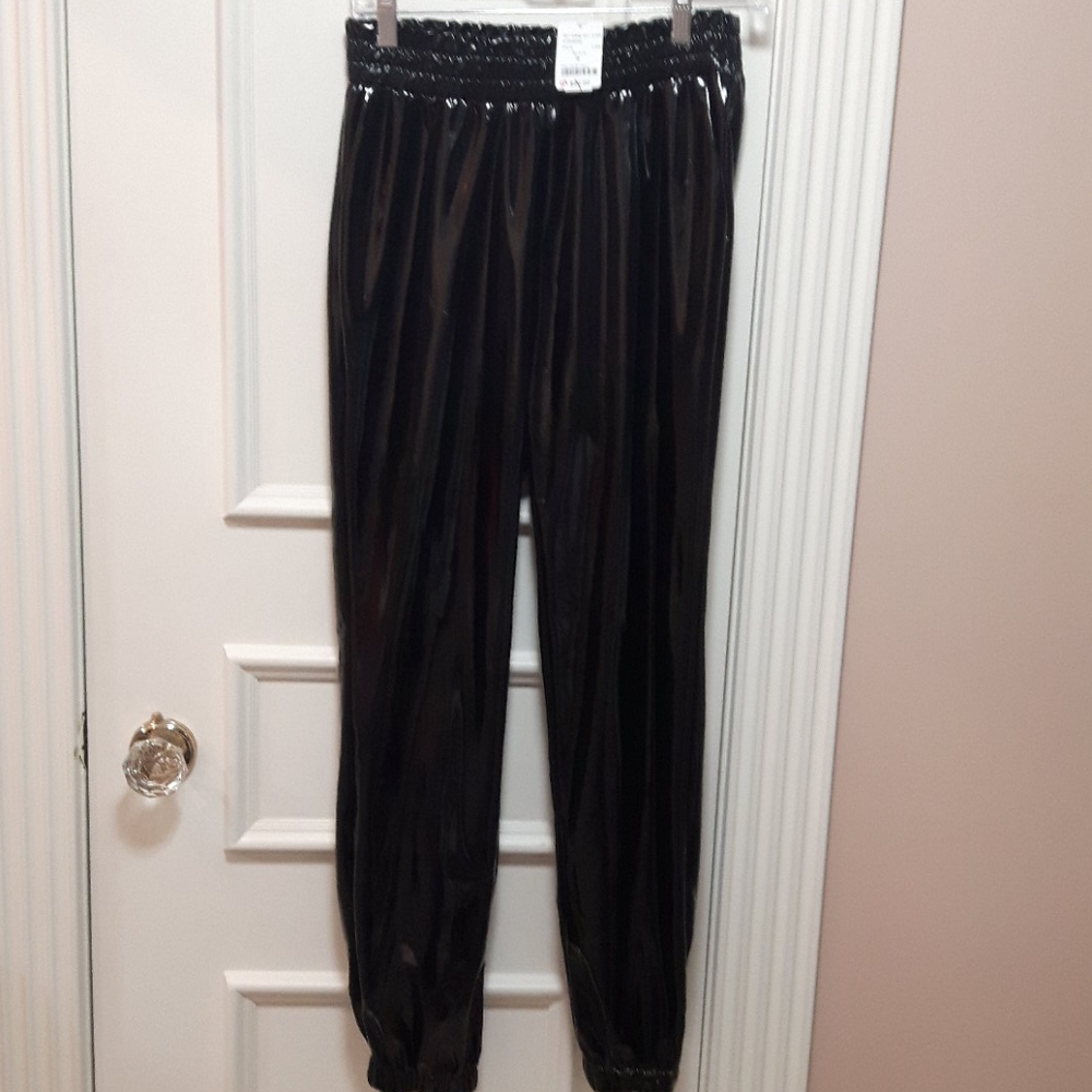 NWT vegan patent leather pants